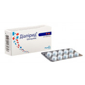 Діапірид таблетки від цукрового діабету по 4 мг, 30 шт.