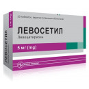 Левосетил таблетки по 5 мг, 20 шт.
