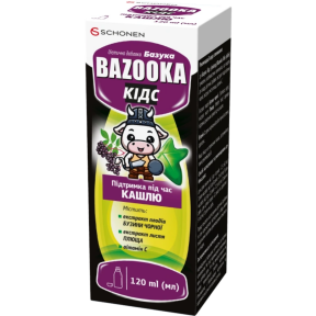 Базука Кідс еліксир 120 мл,фл.