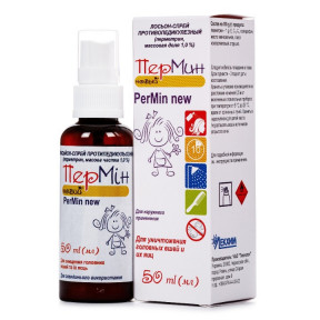 ПерМін Новий лосьйон-спрей протипедикульозний 50 мл