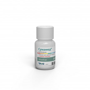 Сумамед порошок для оральної суспензії зі смаком полуниці 100 мг/5 мл, 20 мл