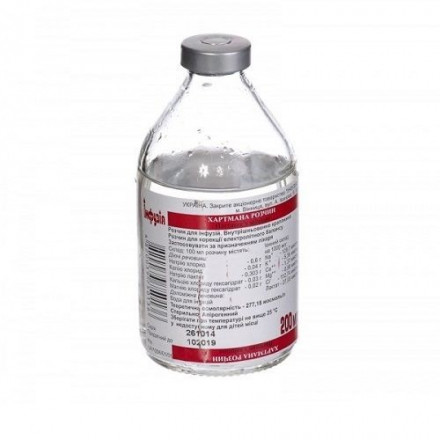 Хартмана розчин, 200 мл