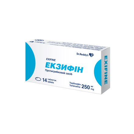Екзифін табл 250мг №14(7х2)