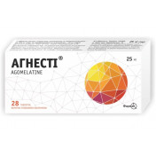 Агнесті таблетки покриті плівковою оболонкою по 25 мг, 28 шт.