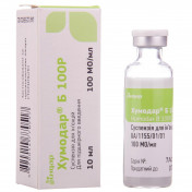 Хумодар Б 100Р суспензия для инъекций, 100 МЕ/мл, по 10 мл во флаконе, 1 шт.