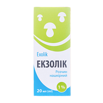 Екзолік р-н нашк.1% фл.20мл