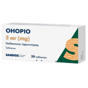 Оноріо табл 5 мг №30(10х3)