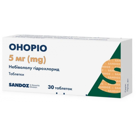 Оноріо табл 5 мг №30(10х3)