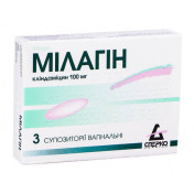 Мілагін супозиторії вагінальні протимікробні, 3 шт.