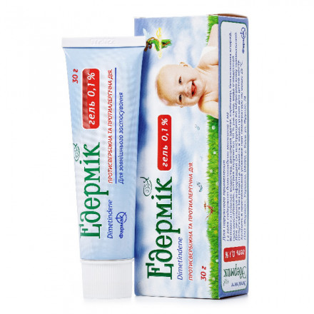 Эдермик гель от аллергии 0.1% 30 г