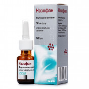 Назофан спрей назальний, суспензія, 50 мкг/доза, 120 доз