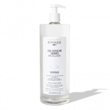 Byphasse обогащенный мицеллярный гель для душа, для нормальной и сухой кожи 1000 мл