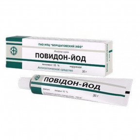Повидон-йод линимент 10%, 30 г