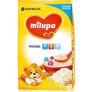 Мілупа каша мол.210г рисова /1178