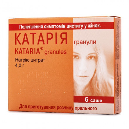 Катария гранулы в саше при цистите, 6 шт.