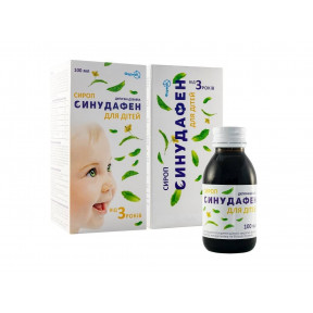 Синудафен для дітей сироп рослинний протизапальний флакон 100 мл