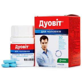 Дуовіт таблетки для чоловіків, 30 шт.