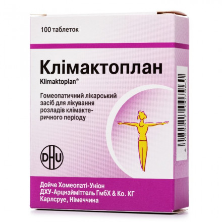 Клімактоплан таблетки, 100 шт.