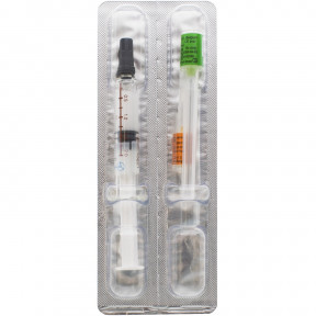 Депос суспензія для ін'єкцій по 1 мл в ампулі в комплекті з 2 голками