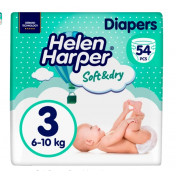 Підгузники Хелен Харпер софт драй (6-10кг) №54