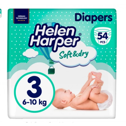 Підгузники Хелен Харпер софт драй (6-10кг) №54