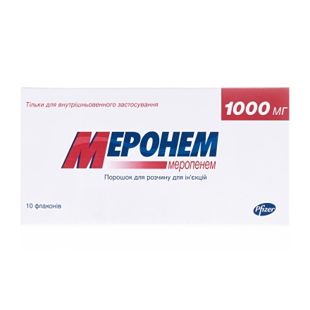 Меронем пор. д/ін 1000мг фл №10_0