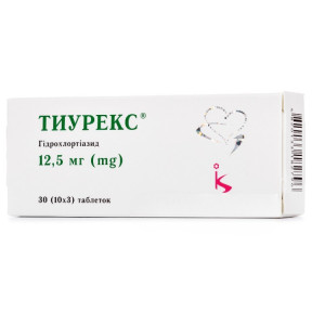 Тиурекс таблетки по 12,5 мг, 30 шт.