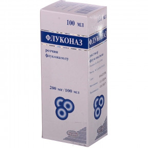 Флуконаз розчин для інфузій, 200 мг / 100 мл, 100 мл