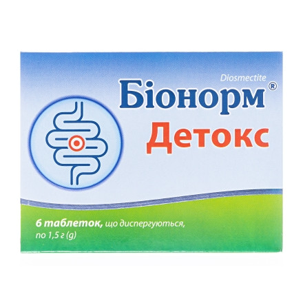 Біонорм Детокс табл.дисперг.1.5г №6
