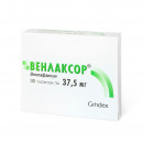 Венлаксор таблетки по 37,5 мг, 30 шт.
