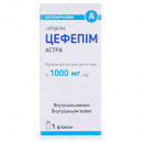 Цефепим Астра пор.д/р-ра д/ин.1000мг №1