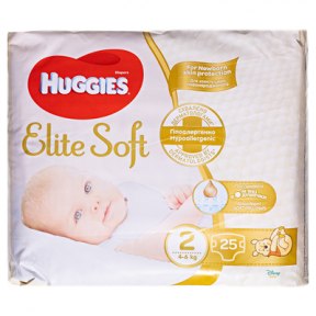 Хаггіс еліт софт 2 (4-6кг) №25