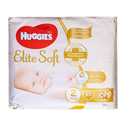 Хаггіс еліт софт 2 (4-6кг) №25