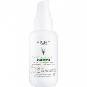 Віши Капіталь Солей,флюїд для шкіри схильної до жирності та недосконалостей SPF 50+