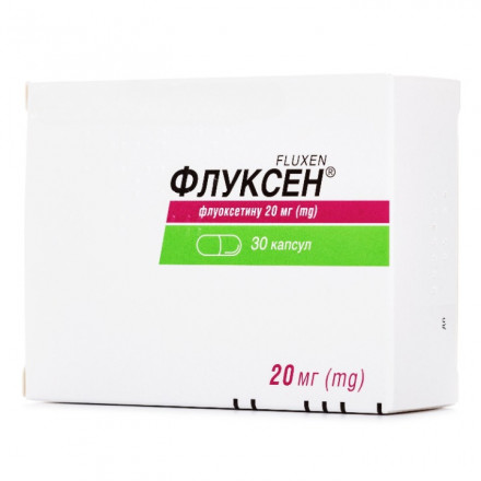 Флуксен капсули по 20 мг, 30 шт.