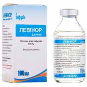 Левінор розчин для інфузій 0,5%, 100 мл