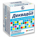 Деквадол таблетки для горла зі смаком кокоса, 30 шт.