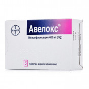 Авелокс таблетки по 400 мг, 5 шт.