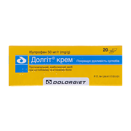 Долгіт 5% крем 20 г