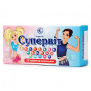 Супервіт вітаміни для дітей та ппідлітків жувальні таблетки №30