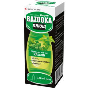 Базука Плющ еліксир 120мл, дієтична добавка