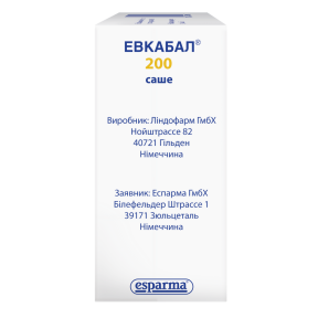 Эвкабал 200 мг/3 г N20 саше