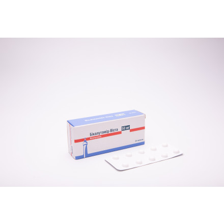 Бікалутамід-Віста таблетки по 50 мг, 30 шт.