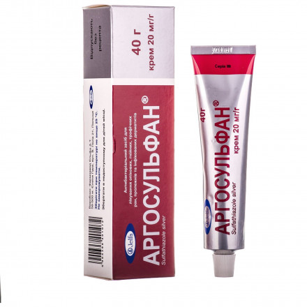 Аргосульфан крем 2%, 40 г