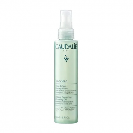 Масло для снятия макияжа с лица и глаз Caudalie Vinoclean Makeup Removing Cleansing Oil, 150 мл
