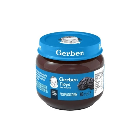 Фруктове пюре Gerber Чорнослив, 80 г