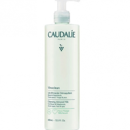 Молочко Caudalie Vinoclean Almond для зняття макіяжу мигдальне, 400 мл