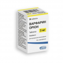 Варфарин Оріон табл.3мг №30