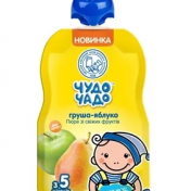 Чудо-чадо пюре яблуко-груша без цукру 90г