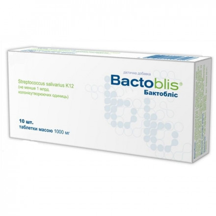Бактобліс таблетки по 1000 мг, 10 шт.